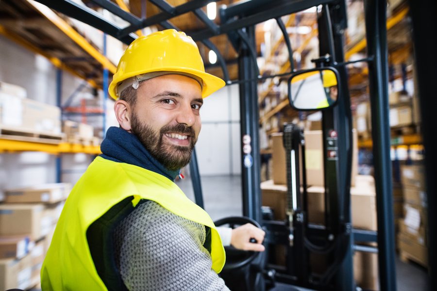 Operations in a logistics warehouse
